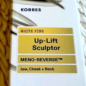 Neck, Jaw, Cheek Sculpting Serum Korres Meno-Reverse Up-Lift Sculptor HSN New
